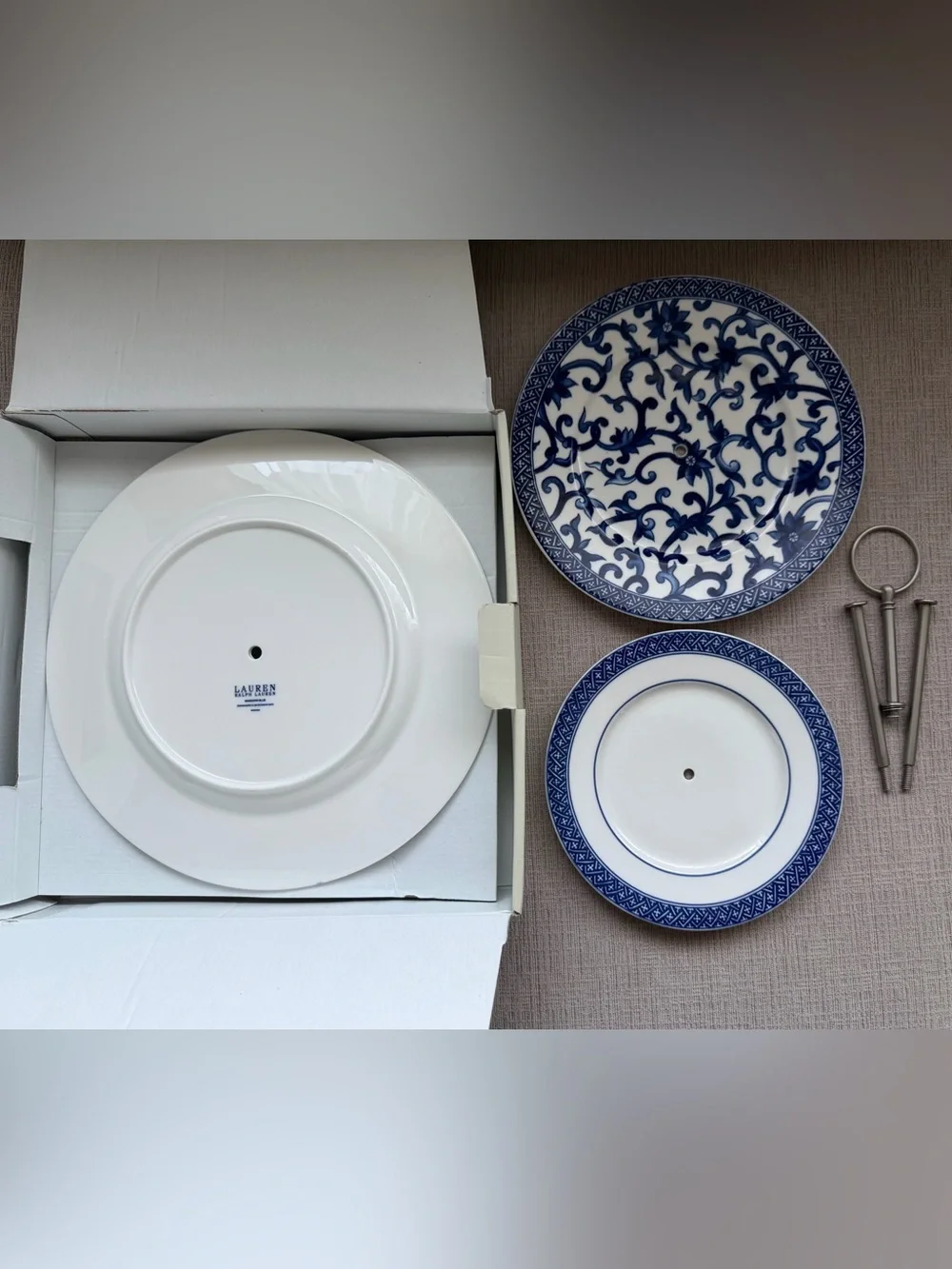 NWT Ralph Lauren Blue & White